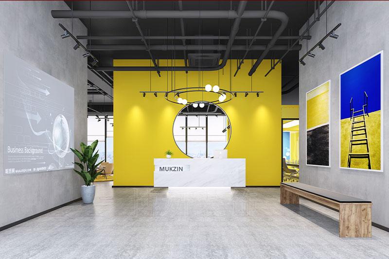 杭州1200平服裝公司辦公室裝修